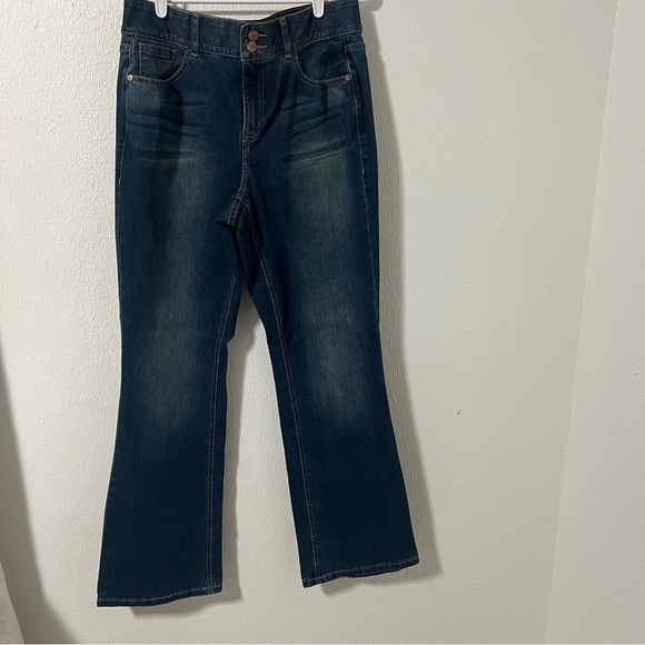 Lane Bryant Denim - Lane Bryant Bootcut Tighter Tummy Tech Size 14R NWT Dark Blue Jeans Casual